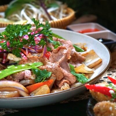 5. Beef Crystal Noodle Stir Fry