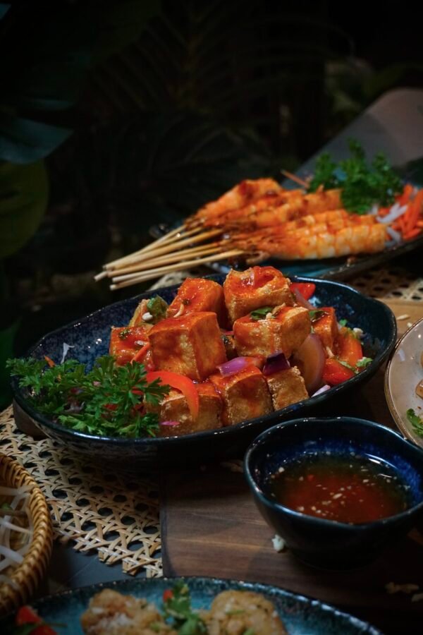17A. Crispy Satay Tofu
