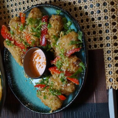 14. Crispy Garlic Butter Wings