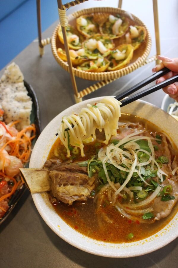 2A. Spicy Beef Short Rib Noodle Soup (Bun bo hue suon bo)