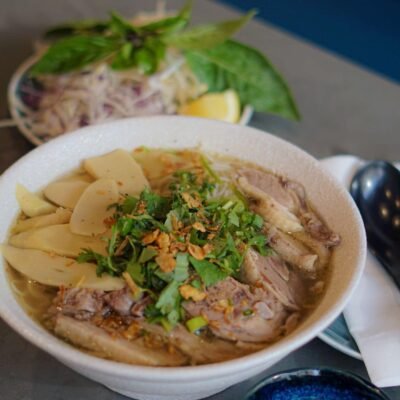 3. Duck Noodle Soup With Bamboo Shoots (bun mang vit)