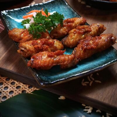 22A. Grilled Chilli Salt & Pepper Grilled With Chicken Wings