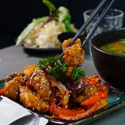 11. Crispy Fried Salmon Cheeks