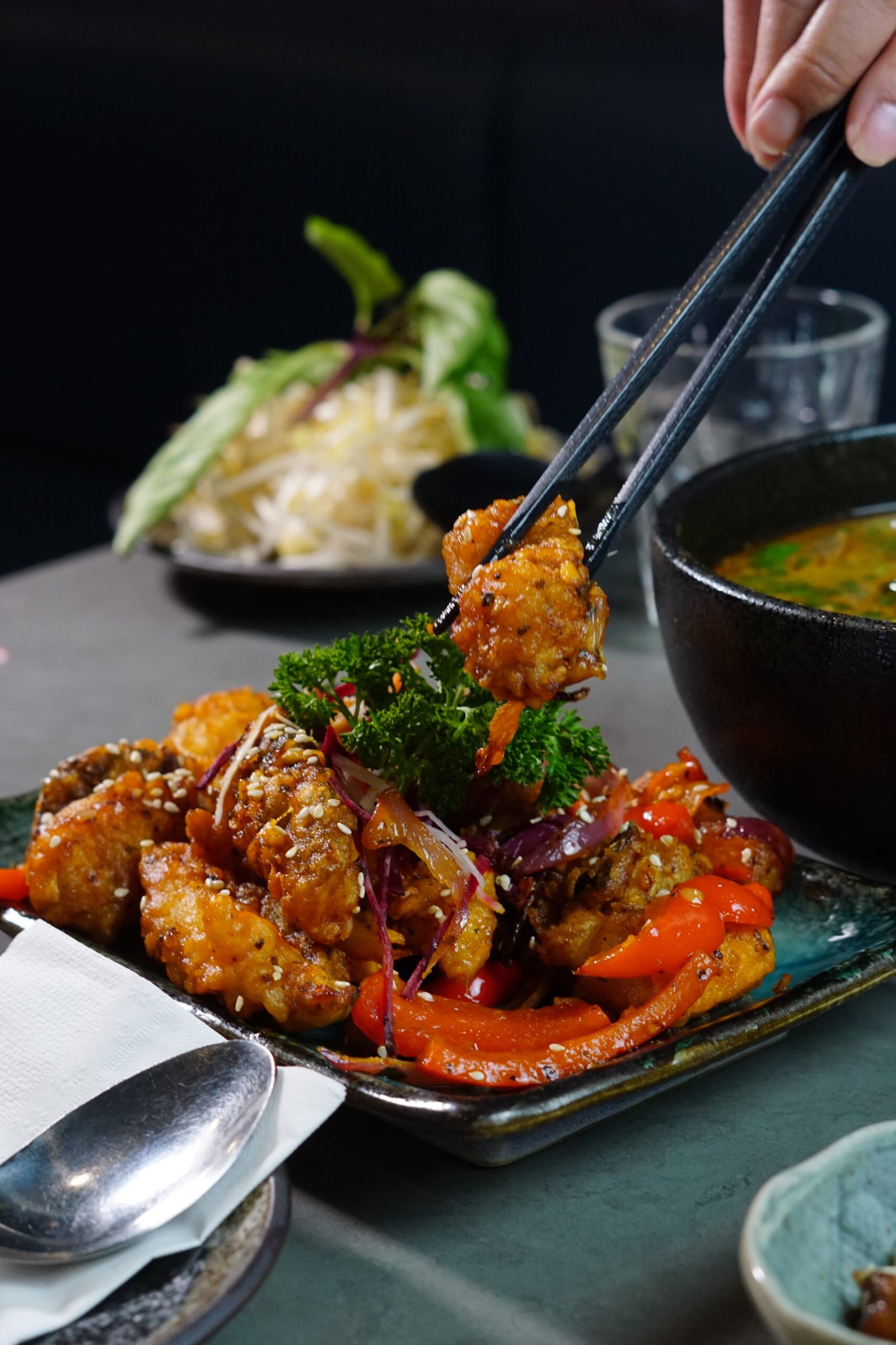 11. Crispy Fried Salmon Cheeks